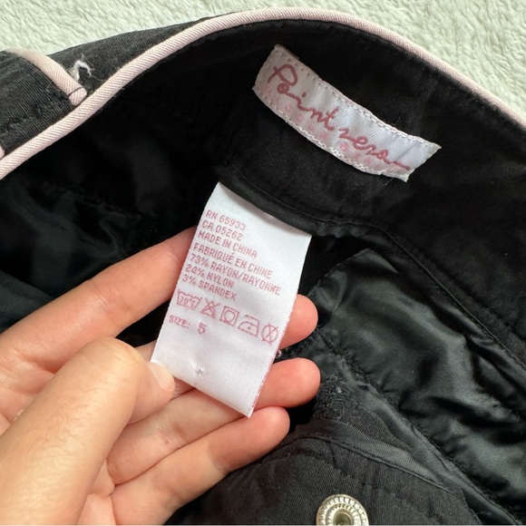 vintage point zero nicole benisti stretchy black pants - Picture 6 of 7